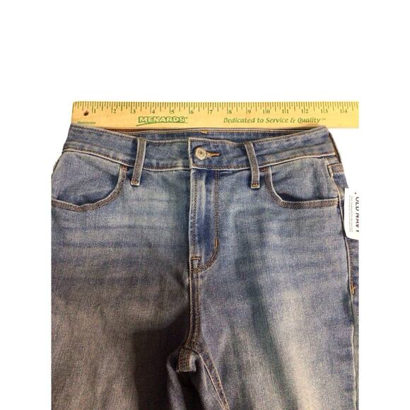 Old Navy Women's Size 2 High Rise Super Skinny Stretch Denim Blue Jeans Slim NWT - Picture 6 of 8